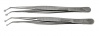 Tweezers with 1,6mm hole 15cm
