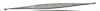 Bone Curette Wilier small, straight 13,5cm