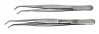 Tweezers with lock, curved 14,5cm