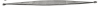 Bone Curette Wilier medium, straight 13,5cm