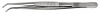 Tweezers with lock, curved 16cm