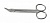 Scissors Universal curved 12cm