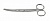 Scissors 14,5cm Sharp-blunt, curved