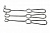 Retractor Middelport 14x17mm 21,5cm