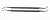 Bone Curette Lucas large, with hole 17cm