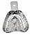 Impression tray, edentulous, perforated TOP