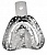 Impression tray with rim, perforated TOP